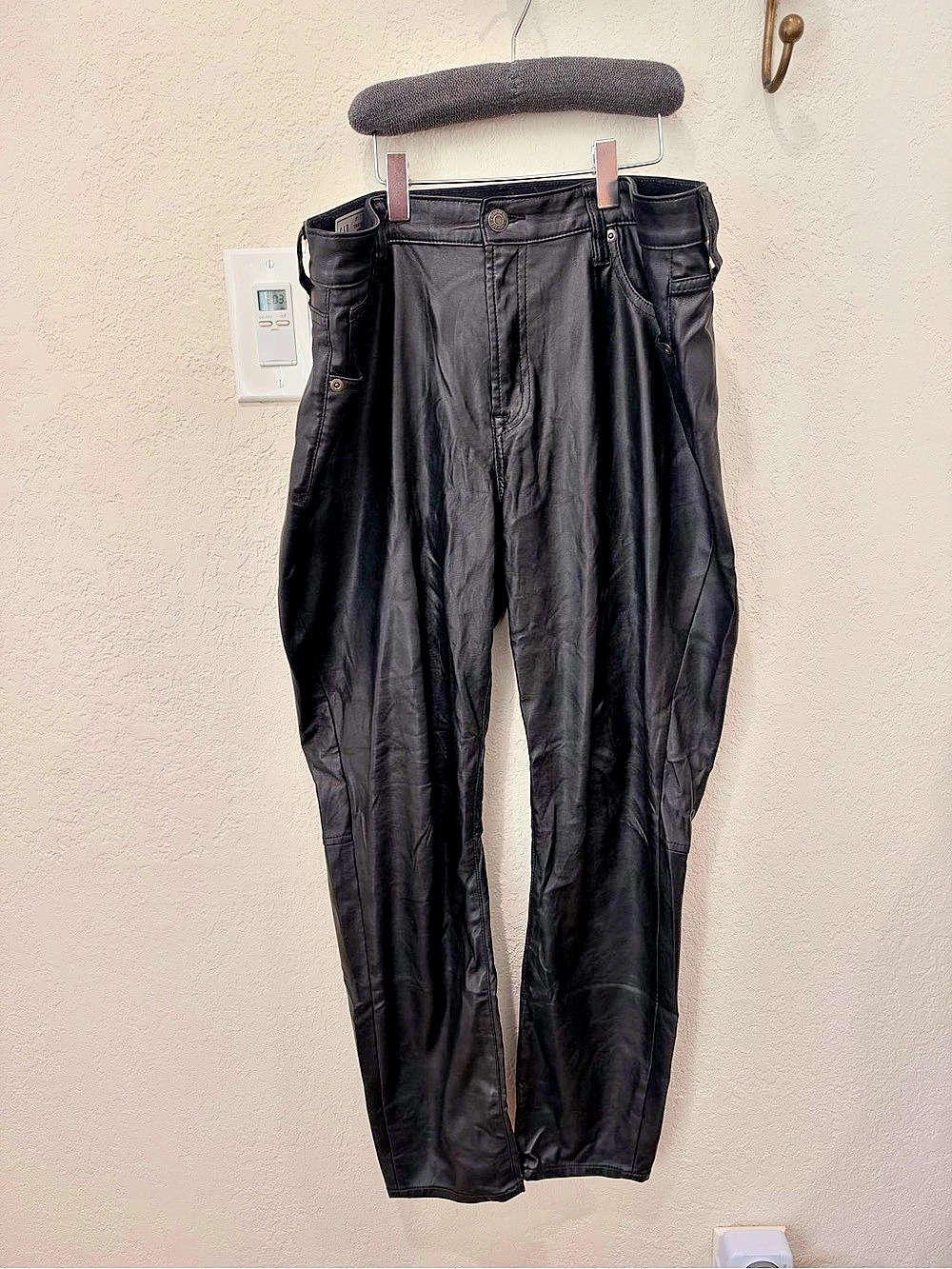 GAP True Skinny Mid Rise Black Skinny Pants Waist 31 Size 12R